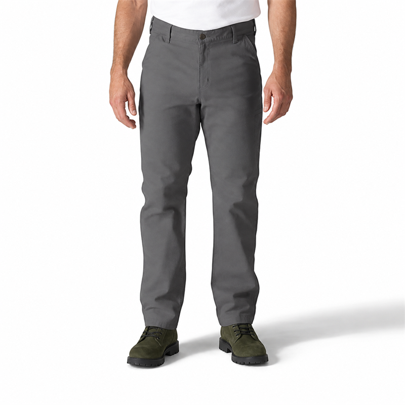 Men’s Midweight Stretch Canvas Work Pants – Relaxed Straight Fit