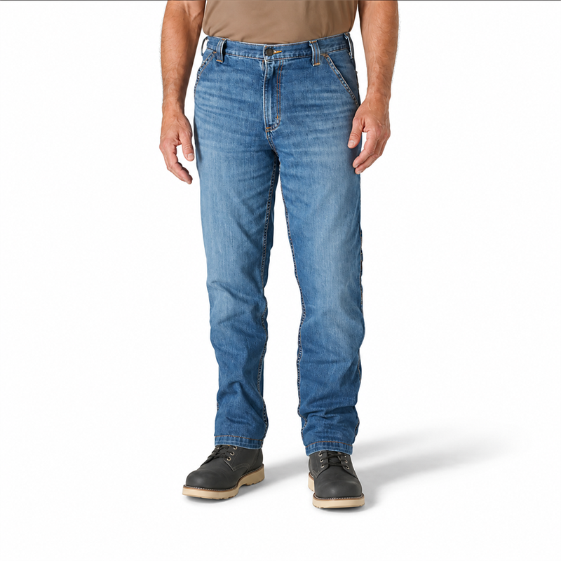Men’s 12 oz Stretch Utility Work Jeans – Relaxed Straight Fit