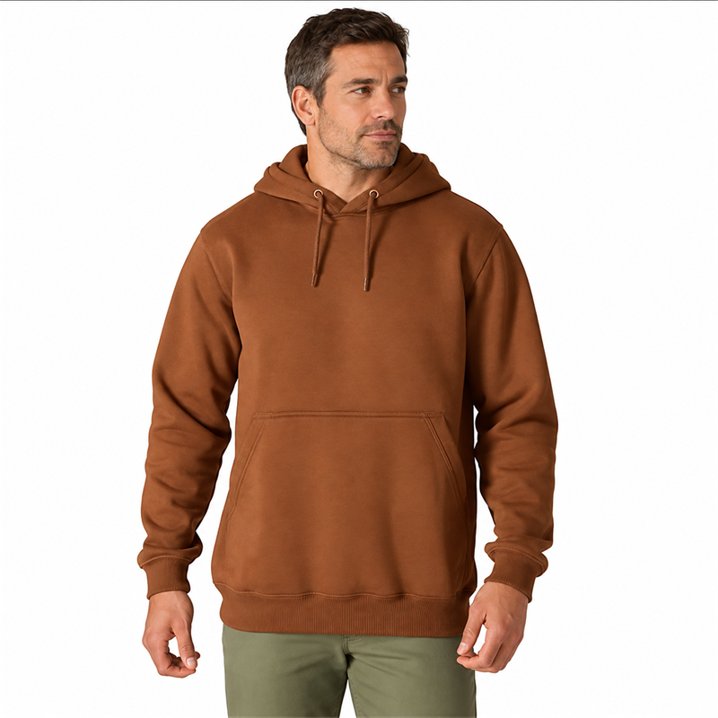 Men’s 13 oz Heavyweight Pullover Fleece Hoodie – Loose Fit
