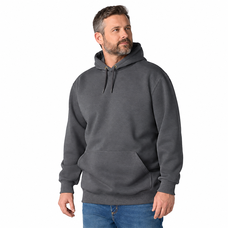 Men’s 13 oz Water-Repellent Heavyweight Pullover Hoodie – Loose Fit