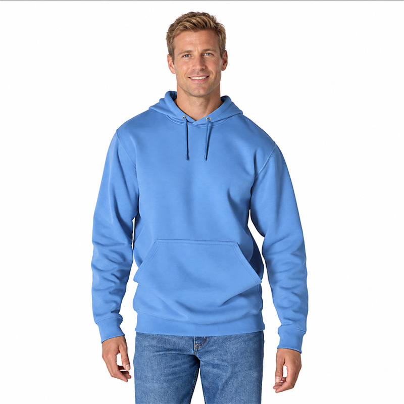 Men’s 10.5 oz Midweight Cotton-Blend Pullover Hoodie – Loose Fit