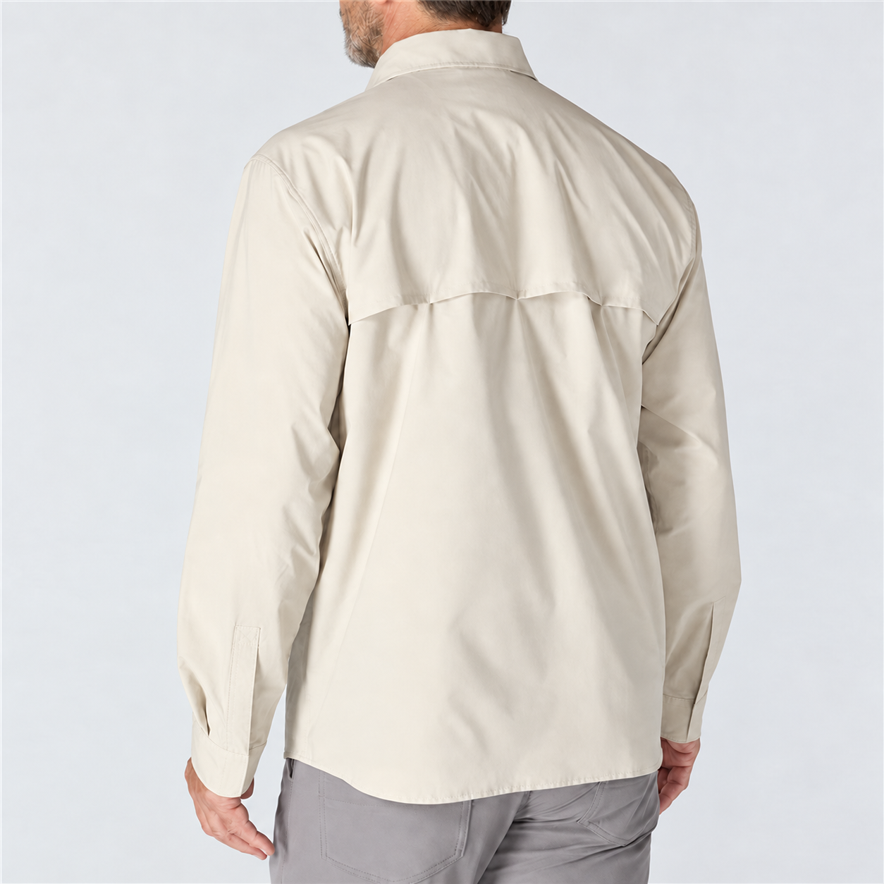 Men’s UPF 50+ Lightweight Long-Sleeve Outdoor Shirt – Quick-Dry Relaxed Fit