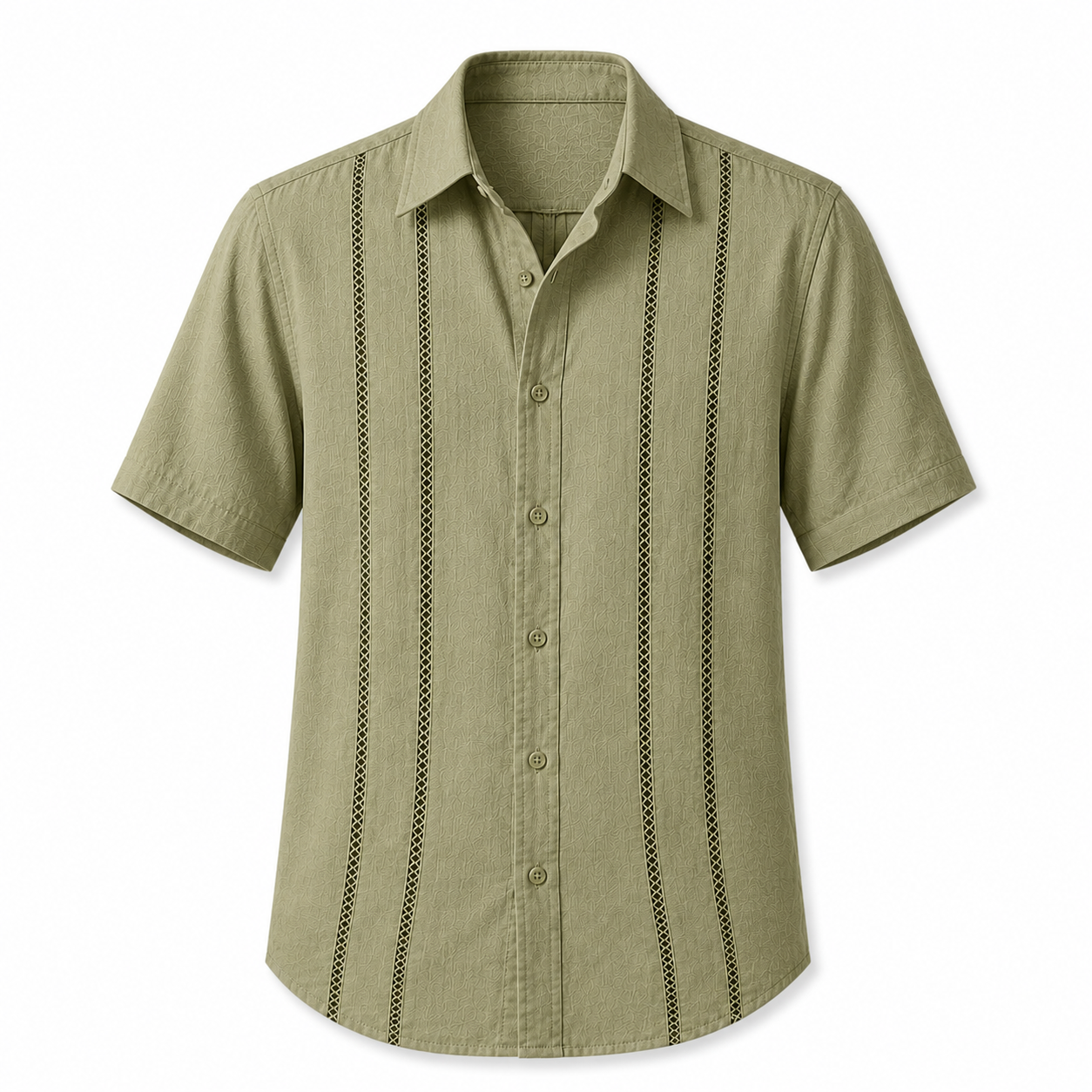 Men's Cuban Guayabera Short Sleeve Shirts - 8 & 16 Pack