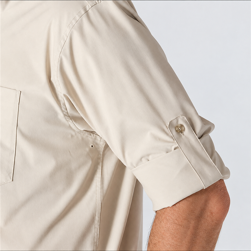 Men’s UPF 50+ Lightweight Long-Sleeve Outdoor Shirt – Quick-Dry Relaxed Fit