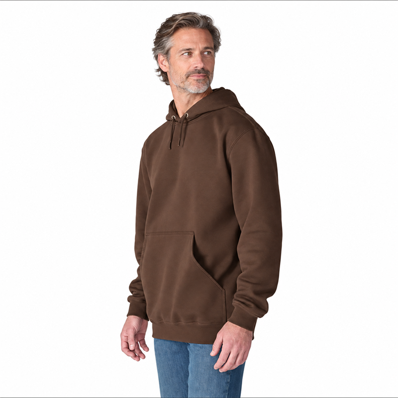 Men’s 10.5 oz Midweight Cotton-Blend Pullover Hoodie – Loose Fit
