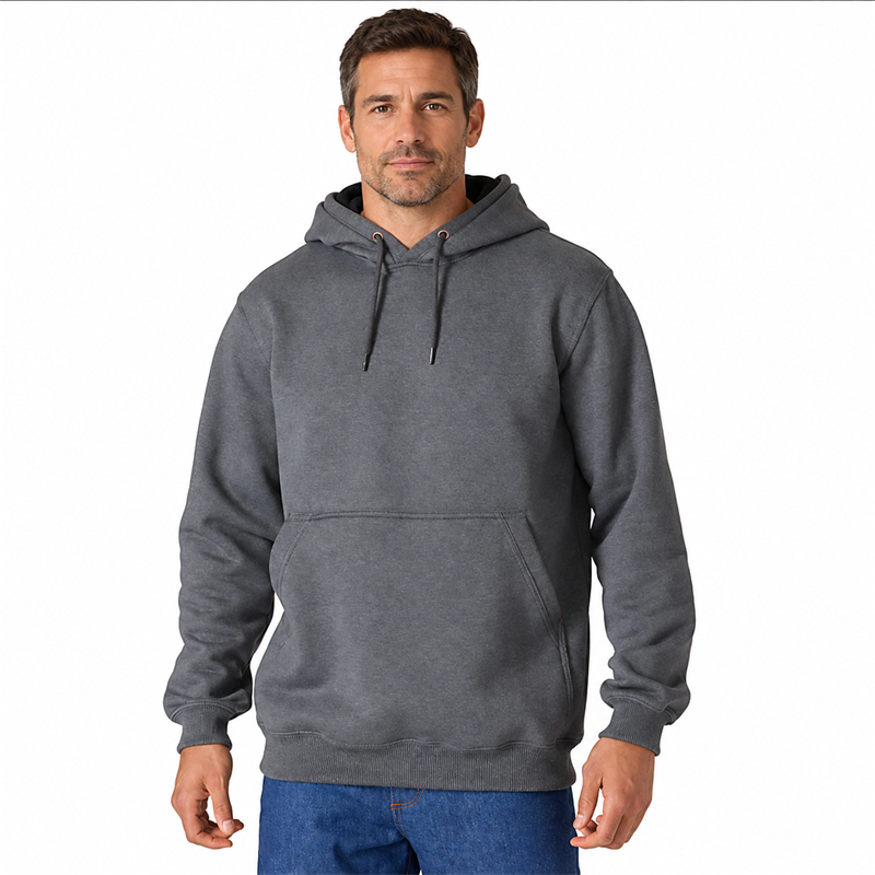 Men’s 13 oz Heavyweight Pullover Fleece Hoodie – Loose Fit