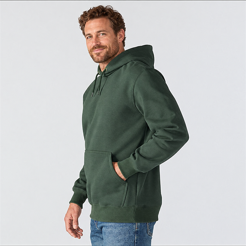 Men’s 13 oz Water-Repellent Heavyweight Pullover Hoodie – Loose Fit
