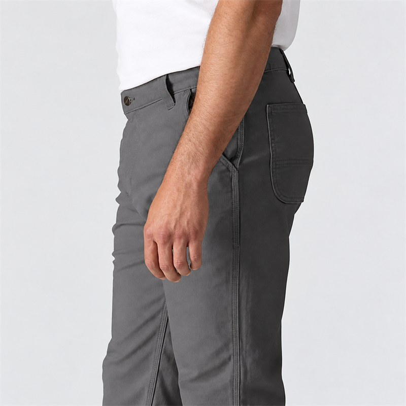 Men’s Midweight Stretch Canvas Work Pants – Relaxed Straight Fit