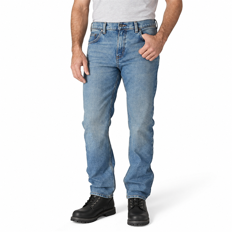 Men’s 12.5 oz Slim Straight Stretch Work Jeans – Five-Pocket