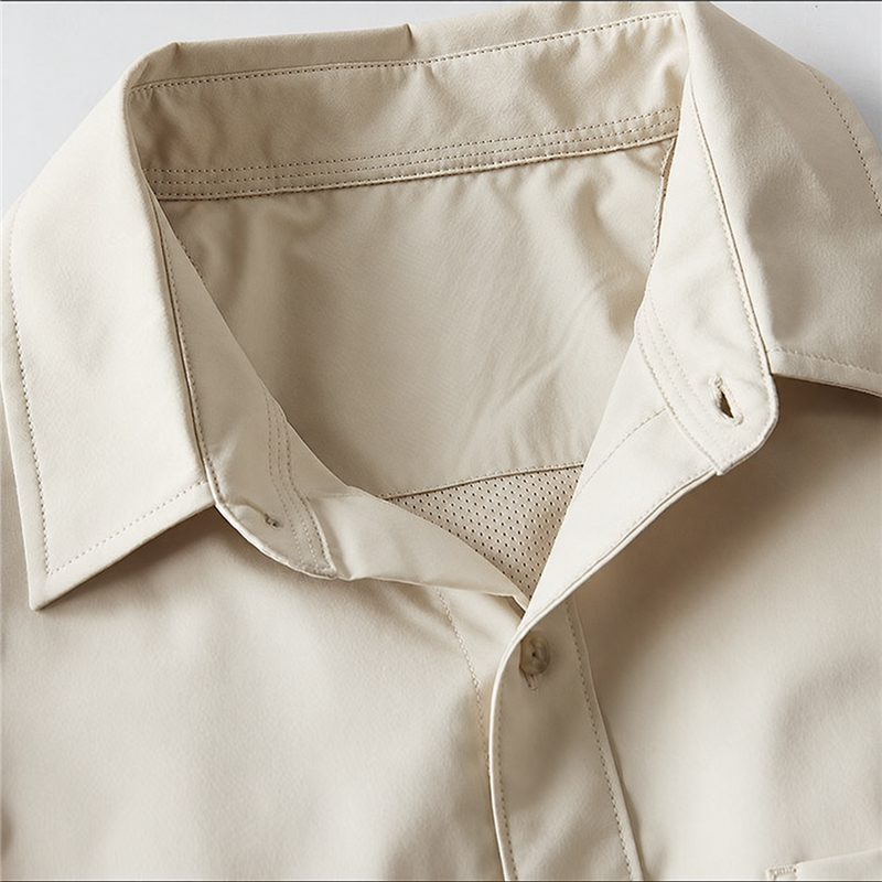 Men’s UPF 50+ Lightweight Long-Sleeve Outdoor Shirt – Quick-Dry Relaxed Fit