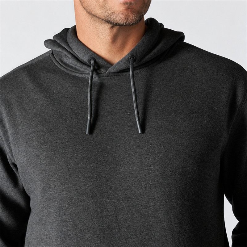 Men’s 7.5 oz Moisture-Wicking Fleece Pullover Hoodie – Relaxed Fit