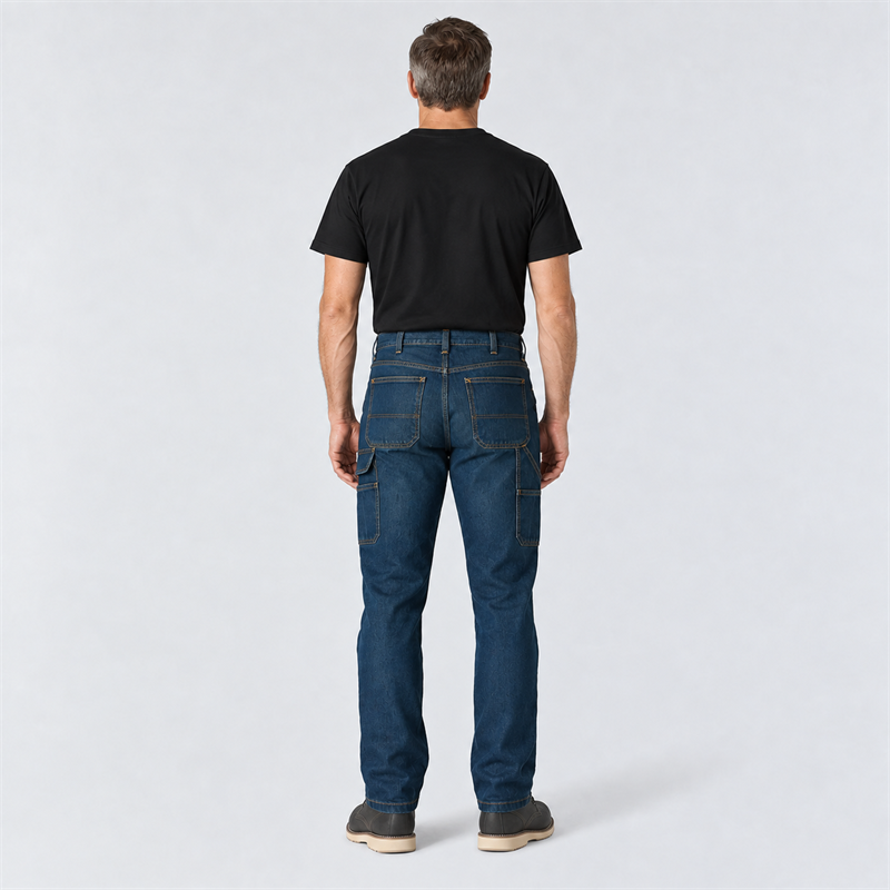 Men’s 12 oz Stretch Utility Work Jeans – Relaxed Straight Fit
