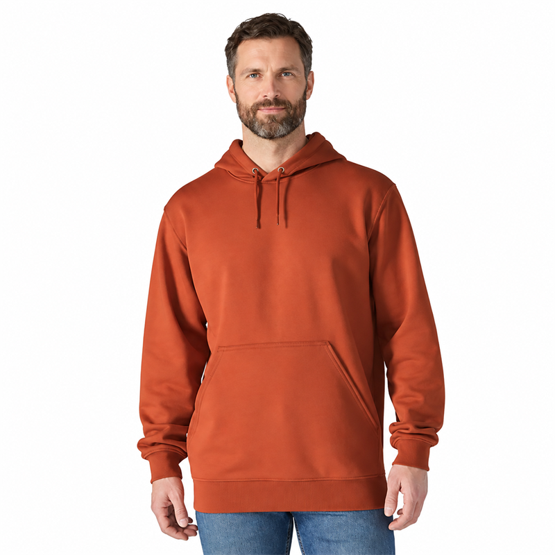 Men’s 10.5 oz Midweight Cotton-Blend Pullover Hoodie – Loose Fit