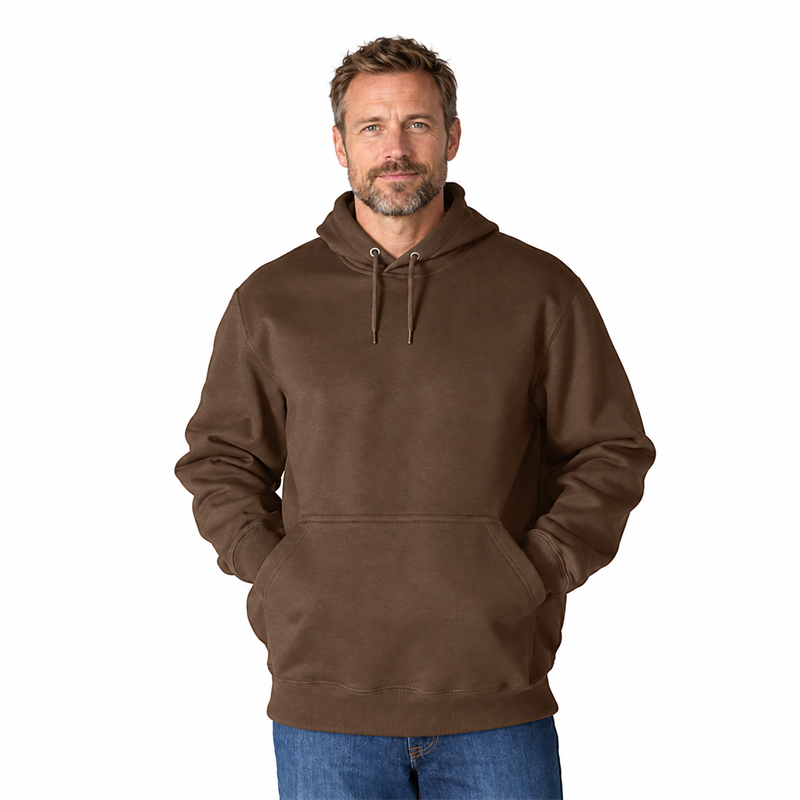 Men’s 13 oz Water-Repellent Heavyweight Pullover Hoodie – Loose Fit