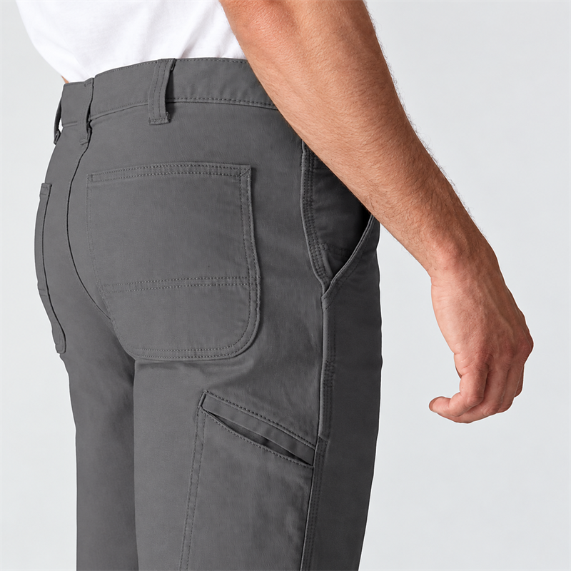 Men’s Midweight Stretch Canvas Work Pants – Relaxed Straight Fit