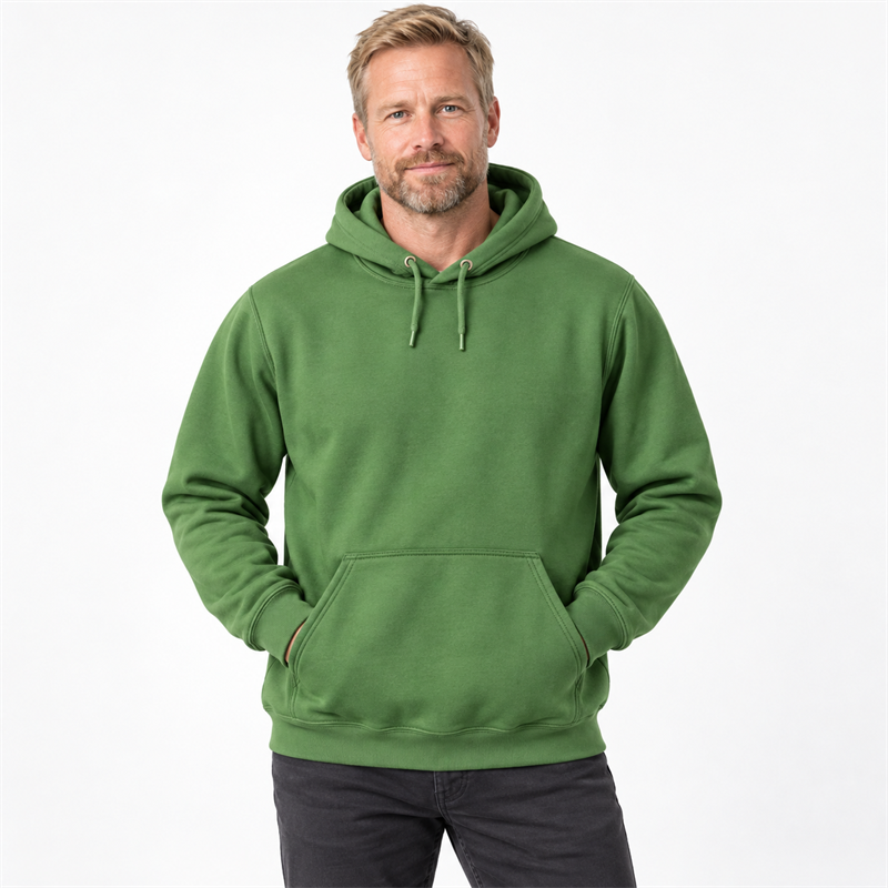 Men’s 10.5 oz Midweight Cotton-Blend Pullover Hoodie – Loose Fit