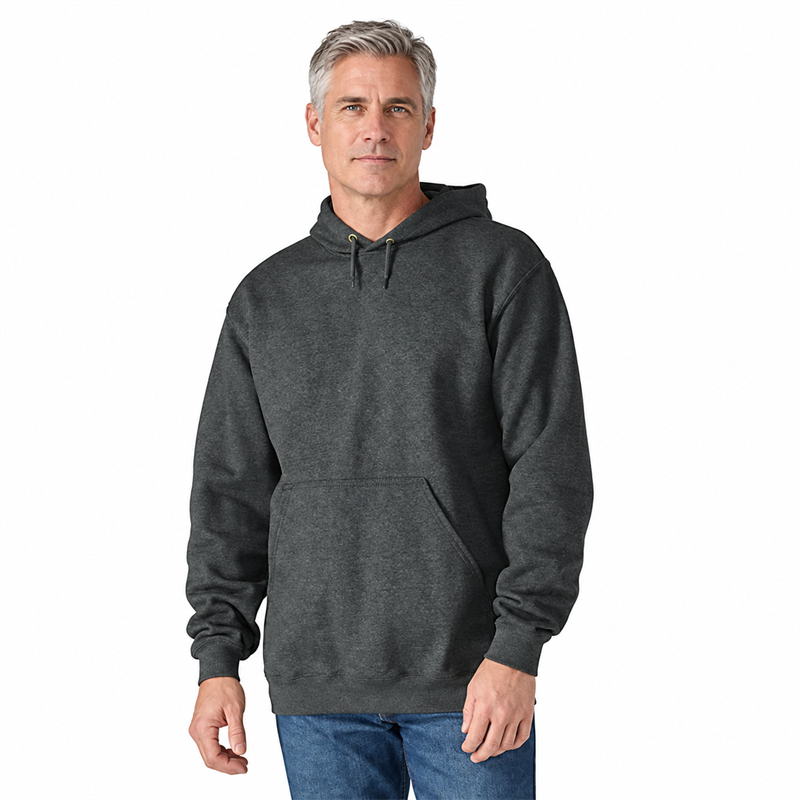 Men’s 10.5 oz Midweight Cotton-Blend Pullover Hoodie – Loose Fit