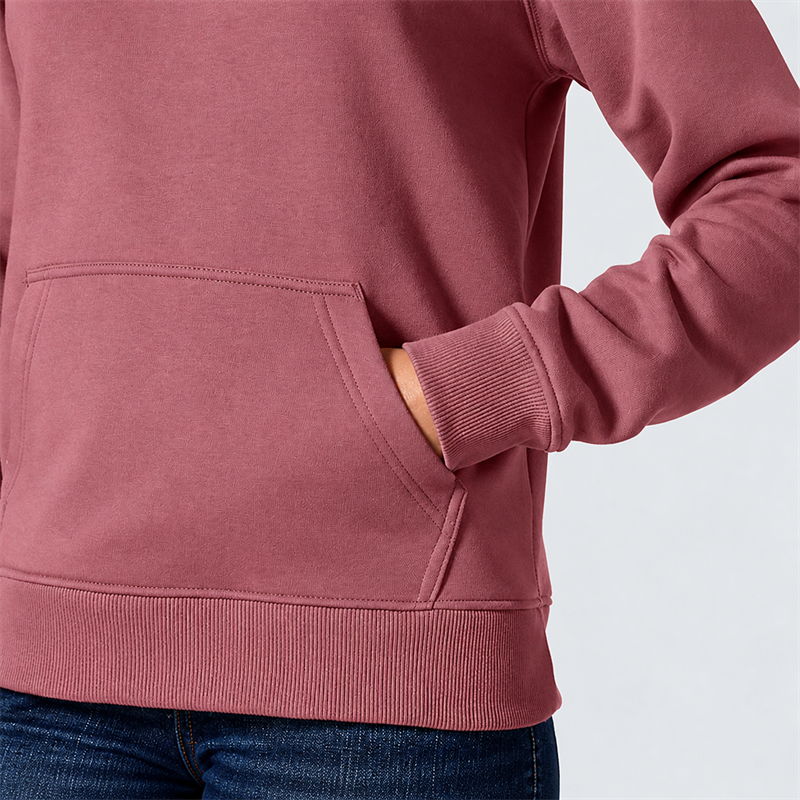 Women’s Lightweight Cotton-Blend Pullover Hoodie – Relaxed Fit
