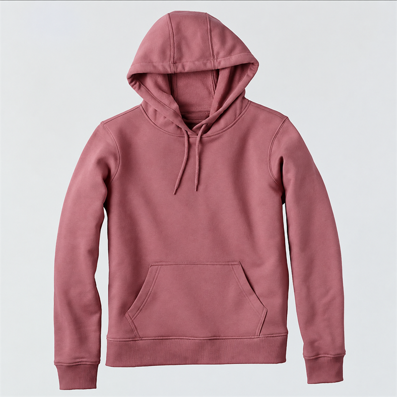 Women’s Lightweight Cotton-Blend Pullover Hoodie – Relaxed Fit