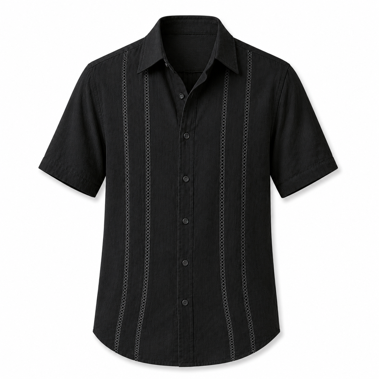 Men's Cuban Guayabera Short Sleeve Shirts - 8 & 16 Pack