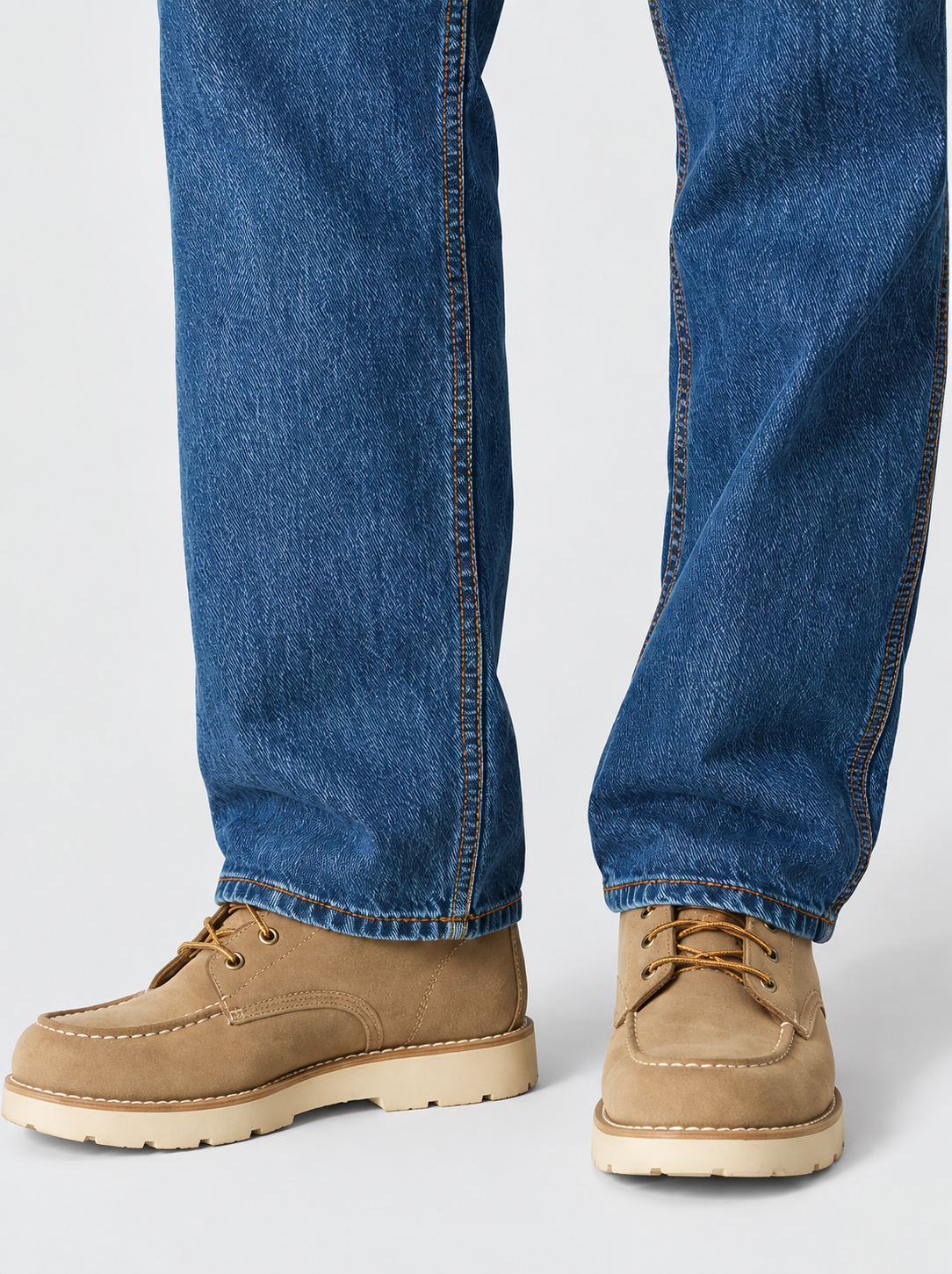 Men’s 13 oz Loose Fit Utility Work Jeans – Straight Leg
