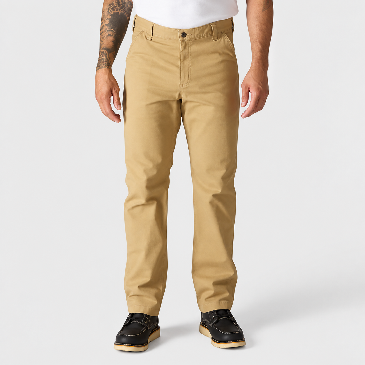 Dark Khaki stretch canvas work pants