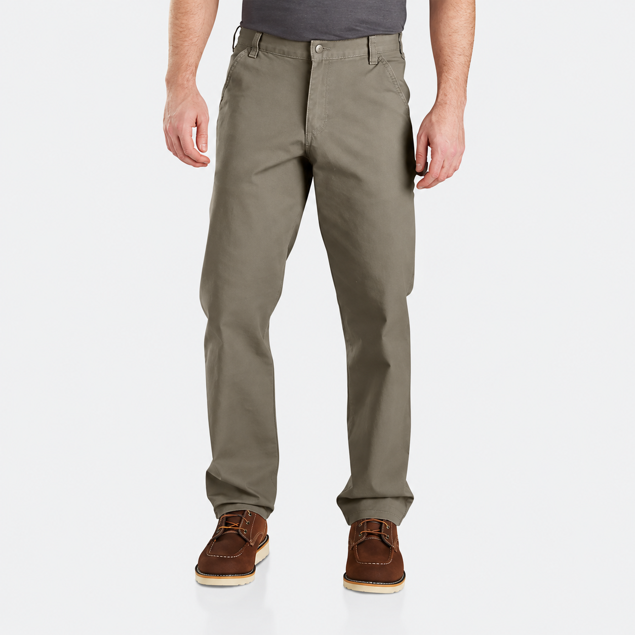 Desert heavyweight stretch work pants, front view