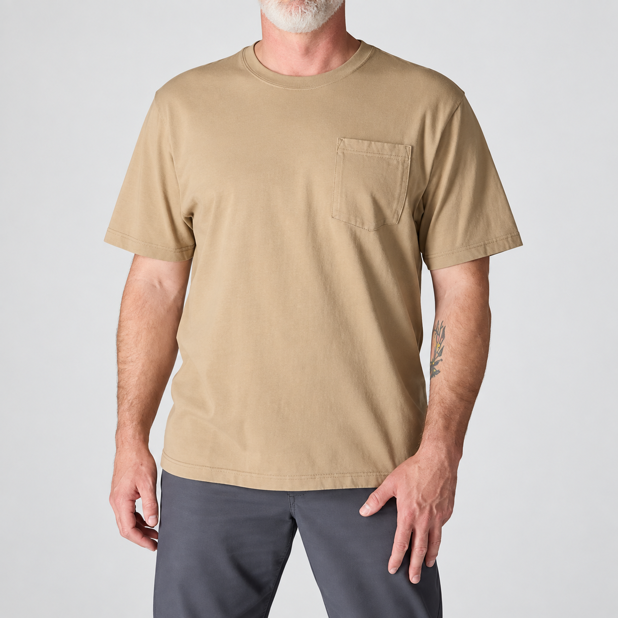 Desert heavyweight pocket T-shirt
