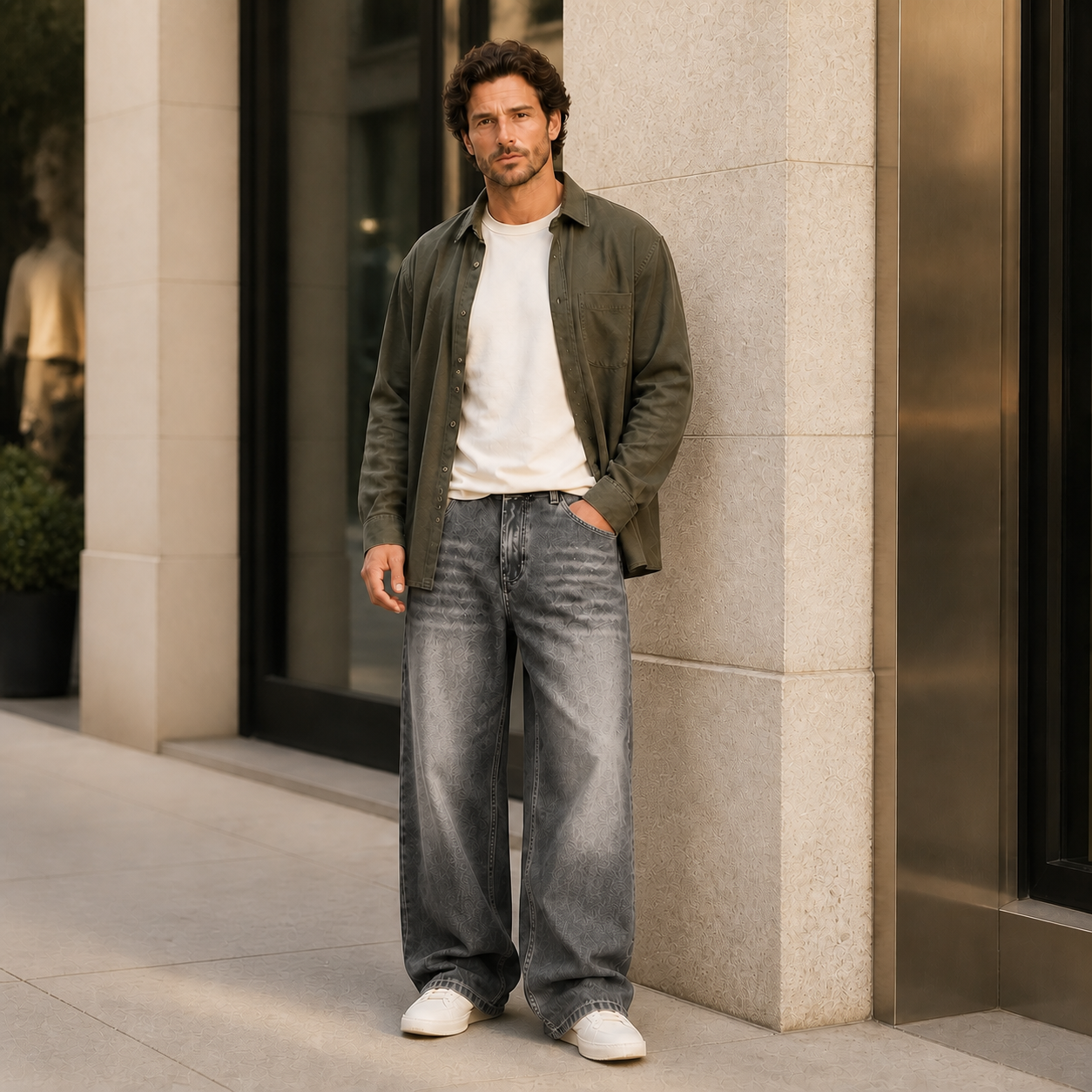 Men's Vintage Washed Relaxed Straight Jeans - 4 & 6 Pack