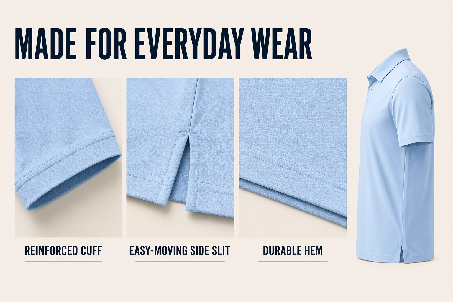 Polo shirt construction and workmanship