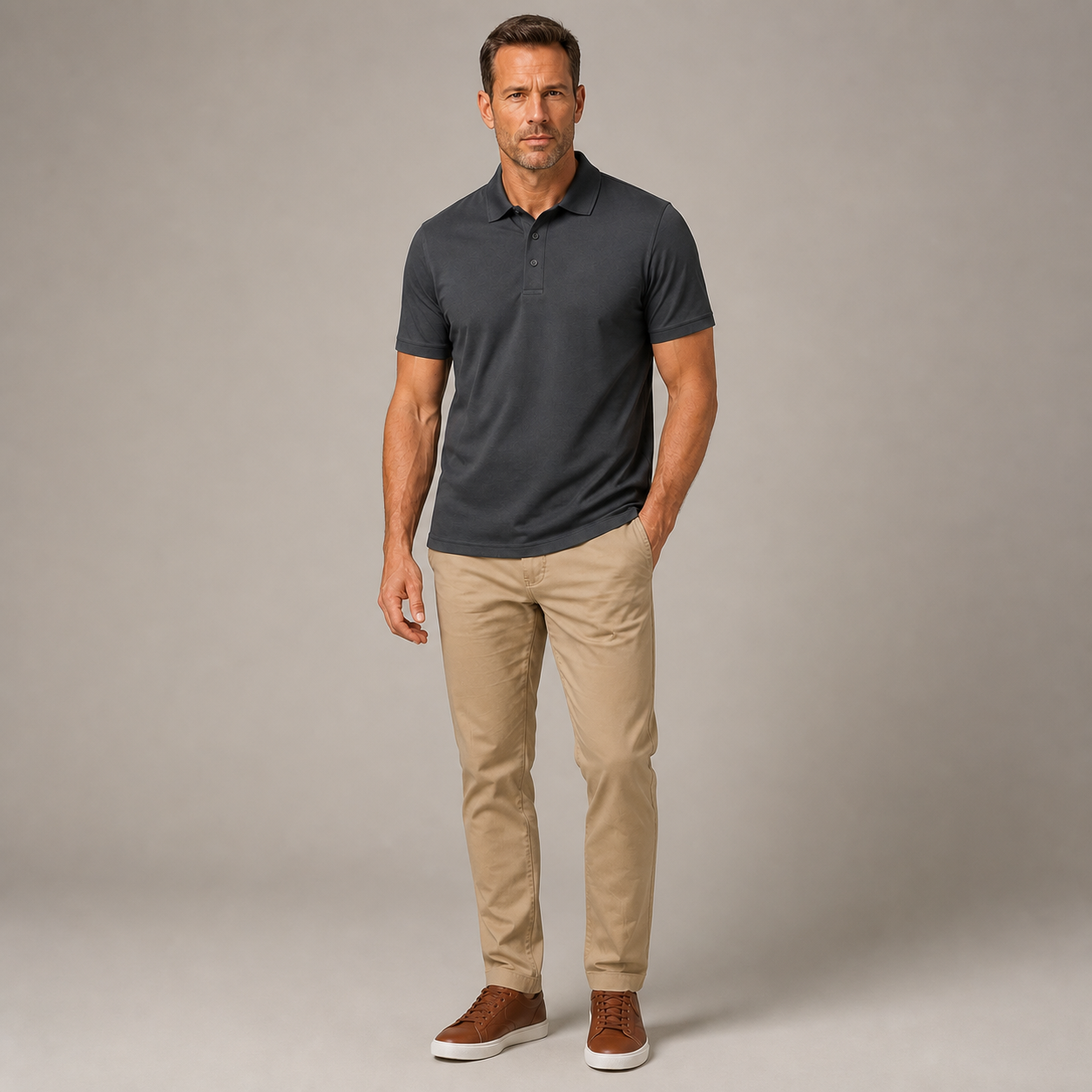 Men's Dry-Fit Moisture-Wicking Polo Shirts - 6 & 10 Pack