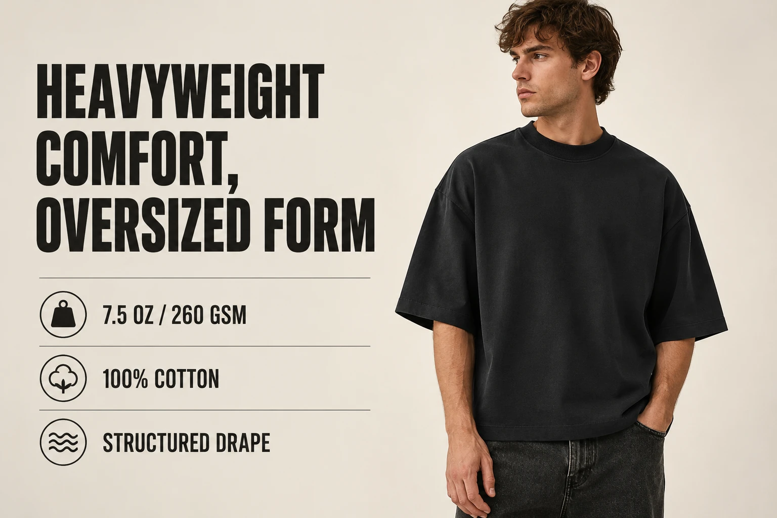 Core benefits of the heavyweight oversized T-shirt