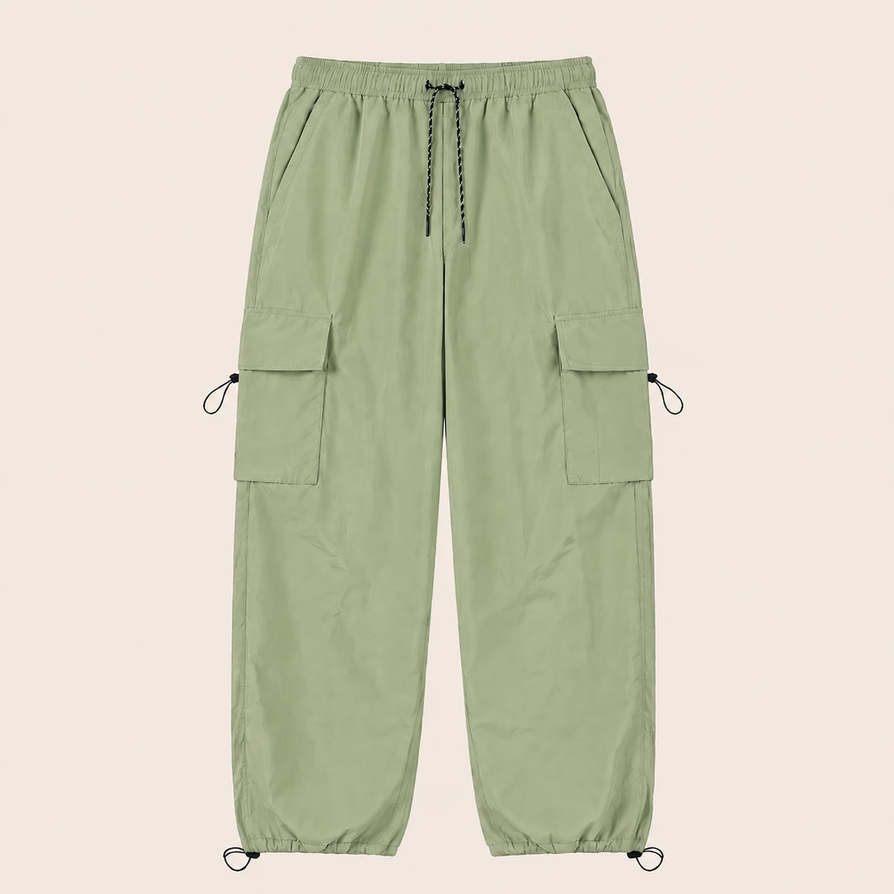 Light Green parachute cargo pants