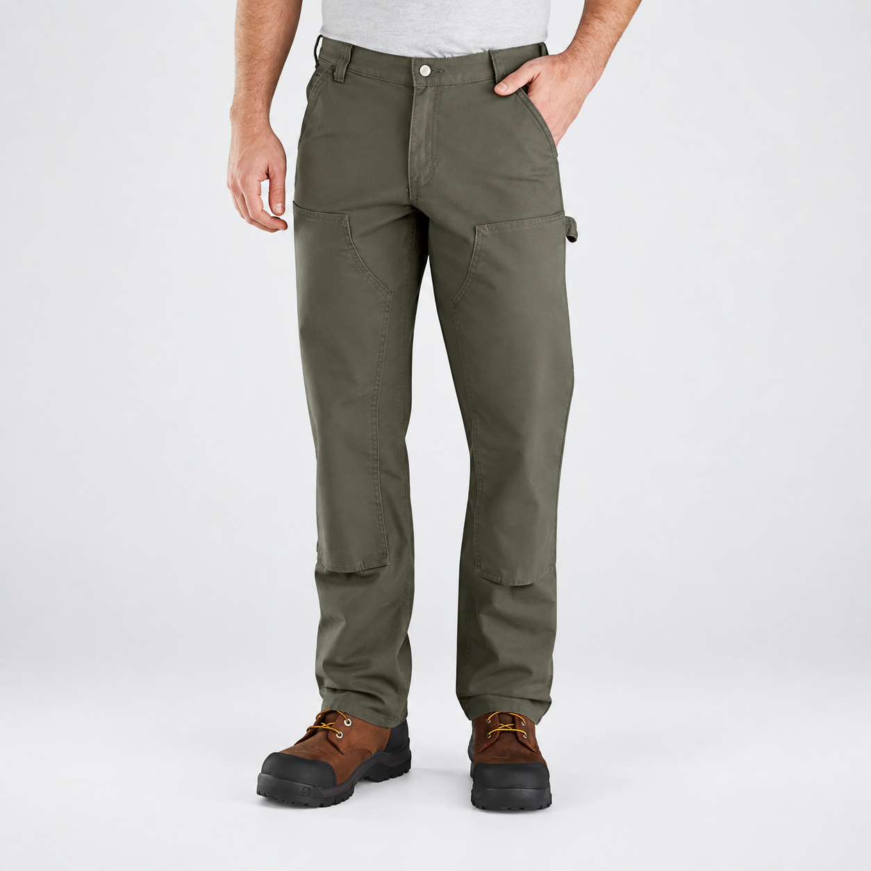 Moss heavy-duty duck work pants