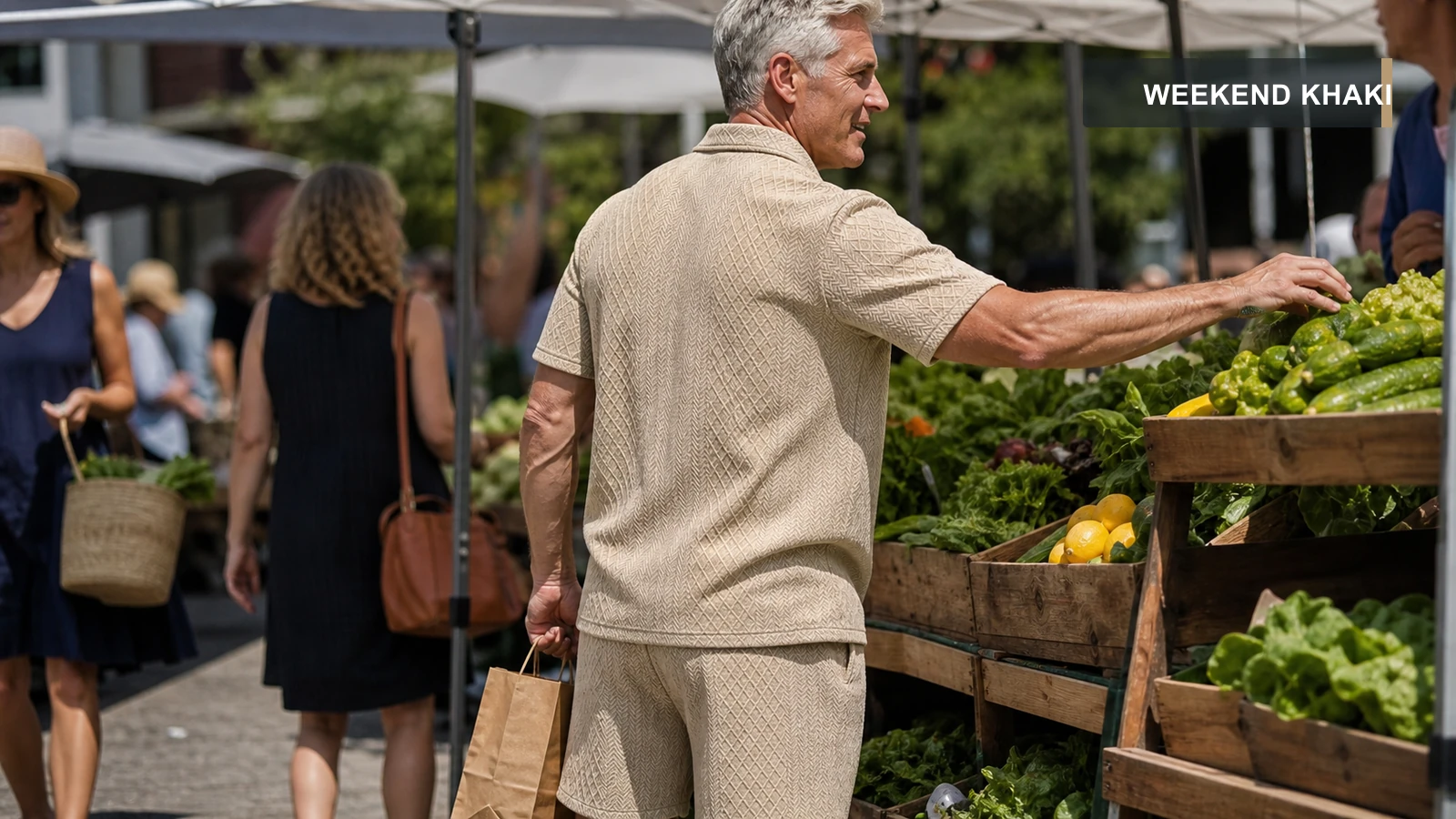 Men's polo and drawstring shorts image 32