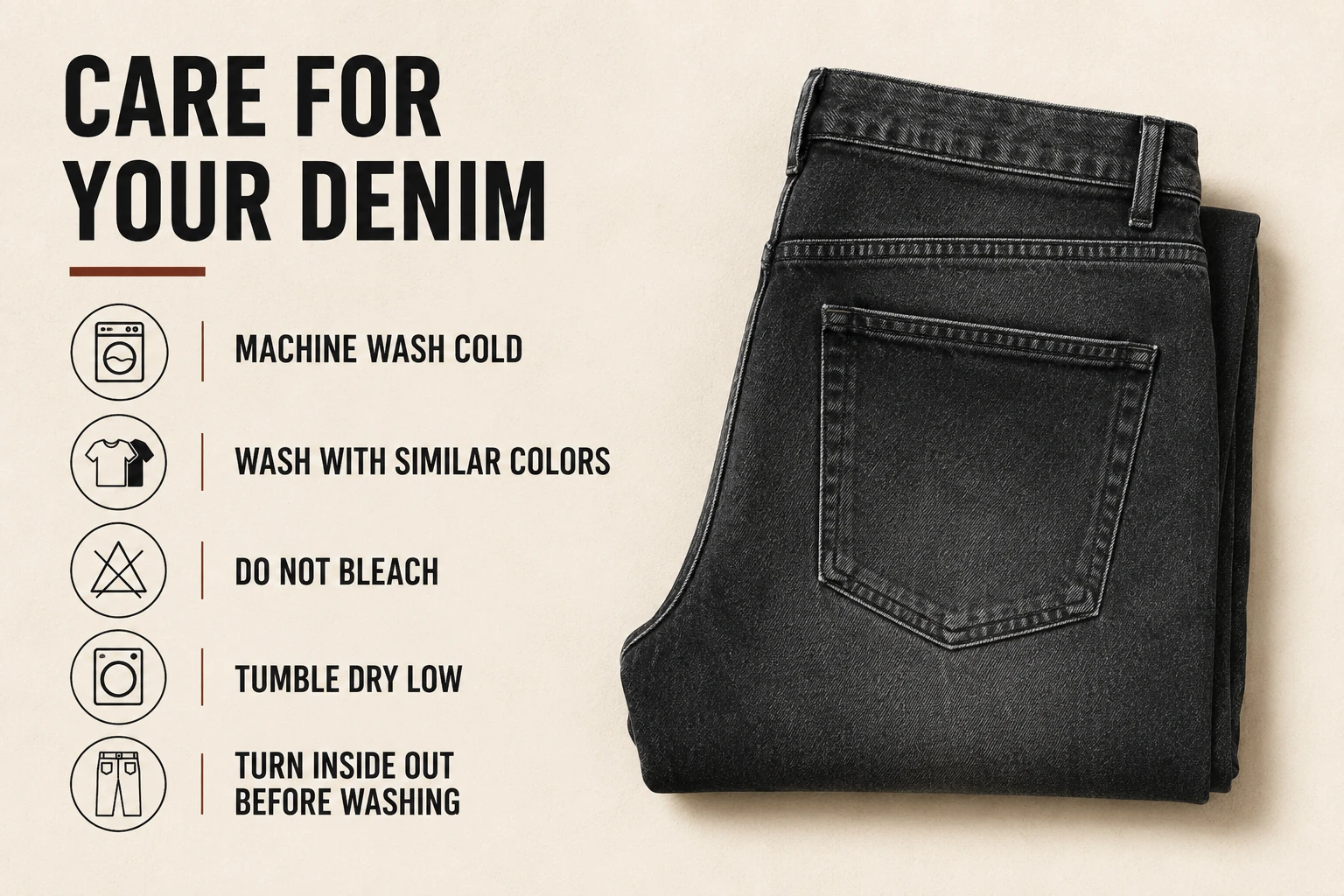 Denim care guide