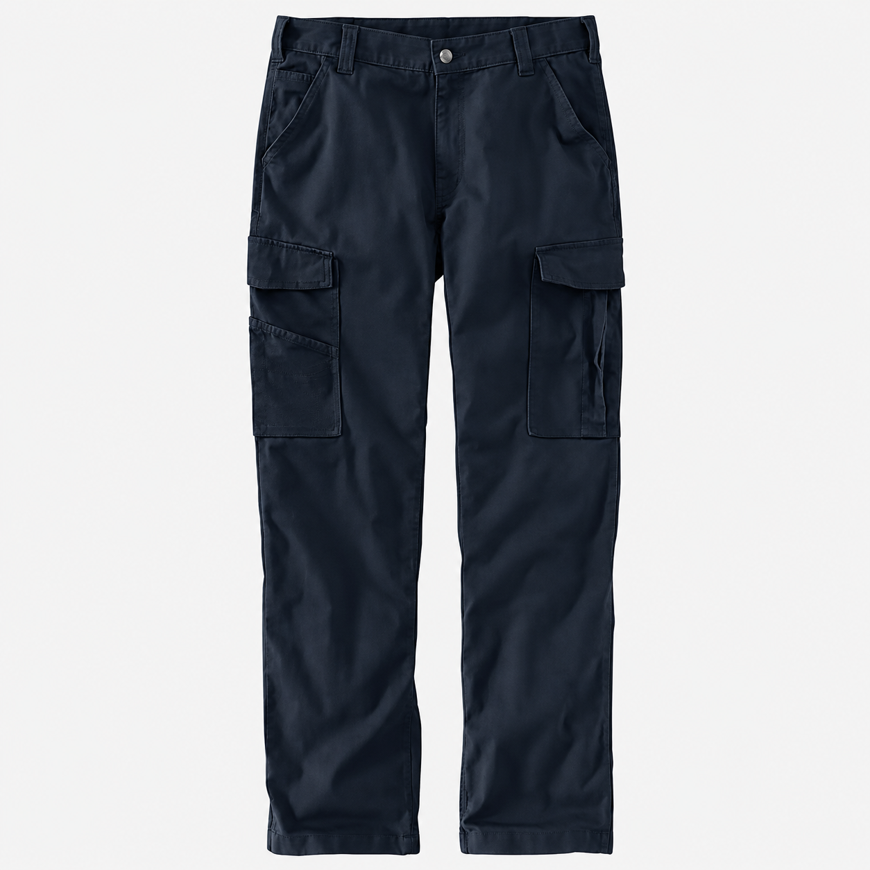 Navy lightweight stretch cargo work pants