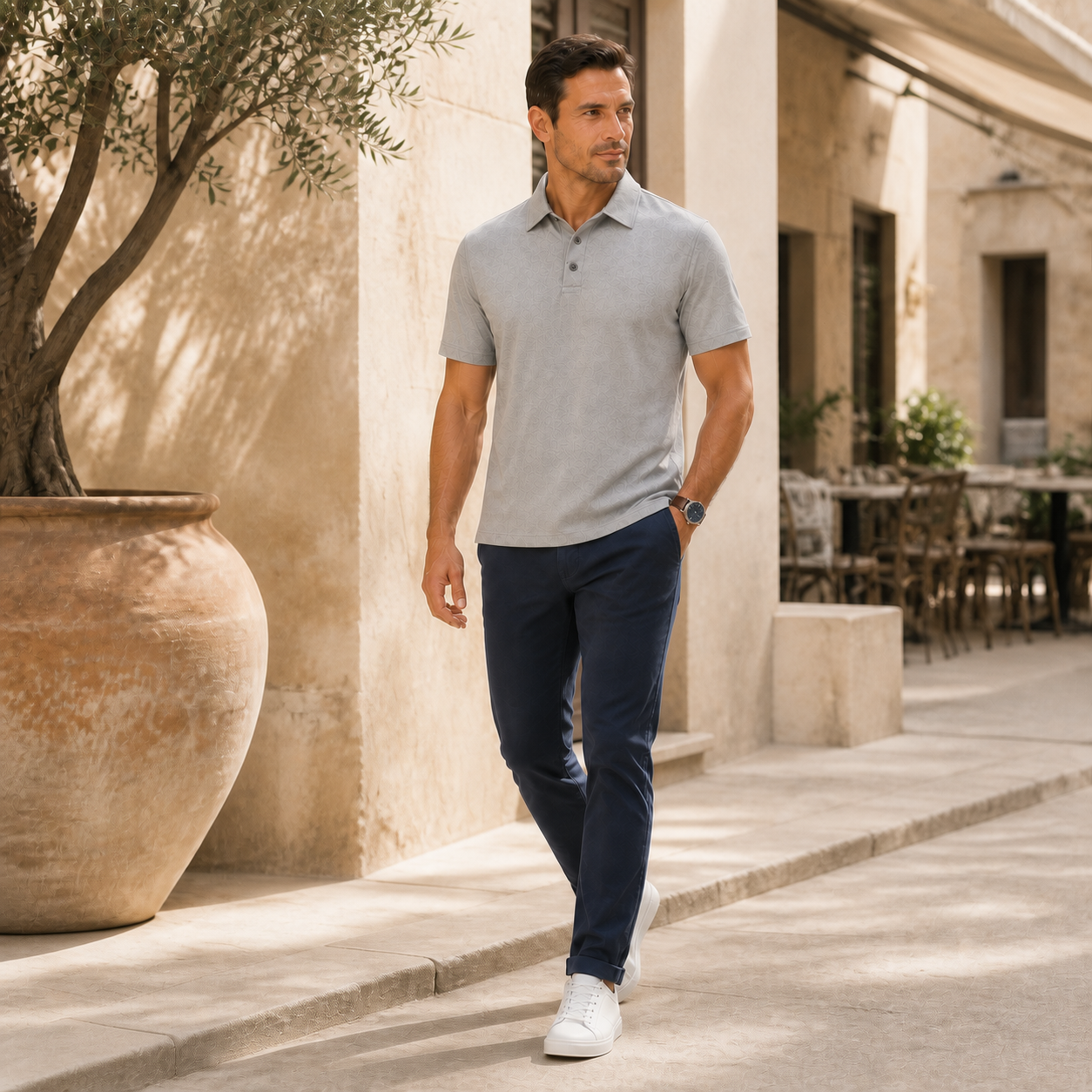 Men's Classic Fit Performance Polo Shirts - 6 & 8 Pack