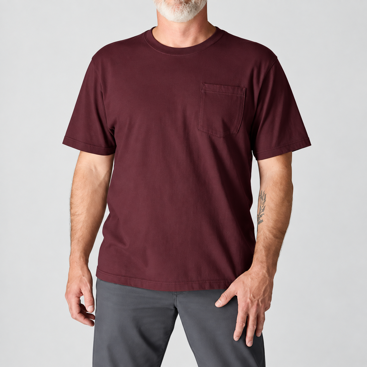 Port heavyweight pocket T-shirt