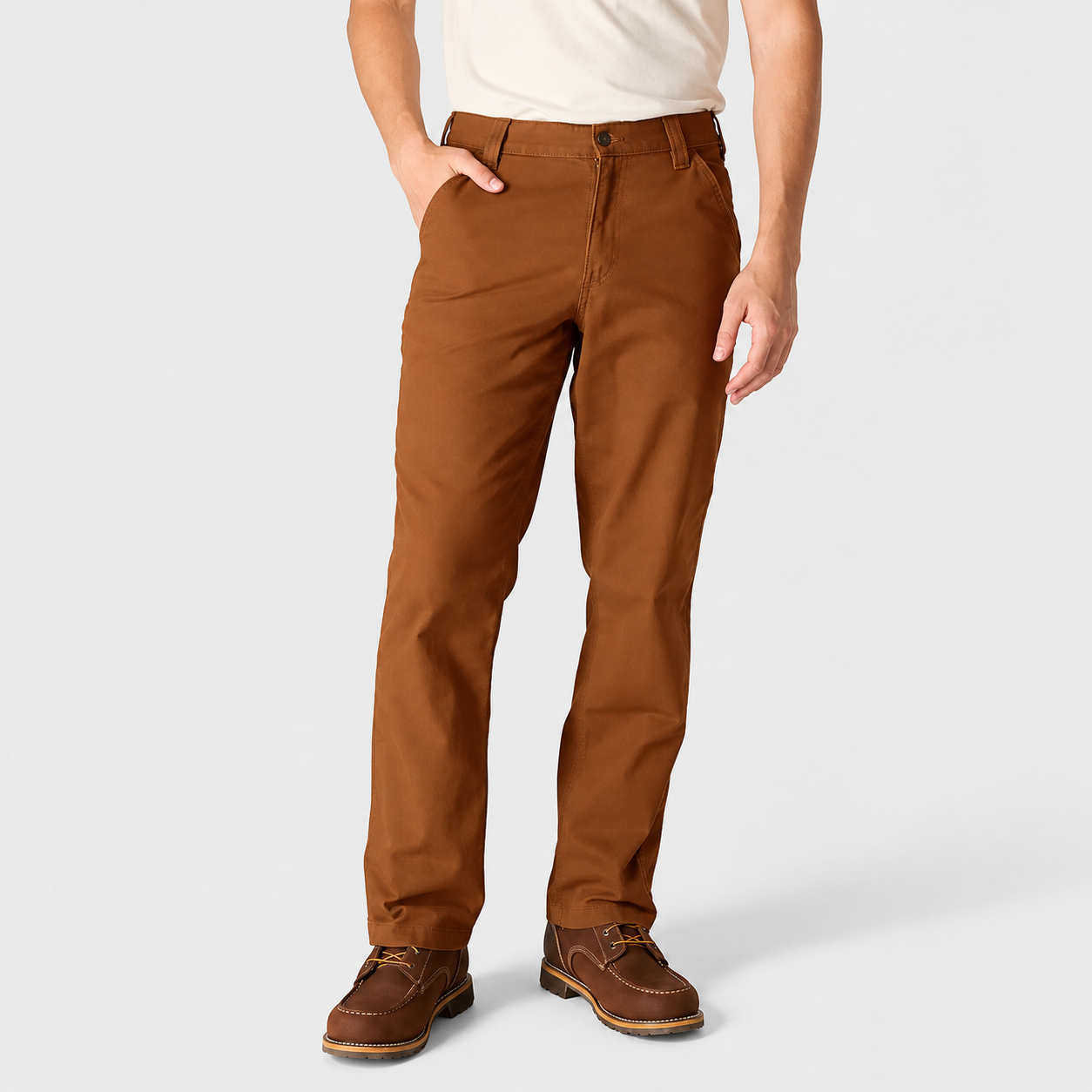 Red Duck stretch canvas work pants