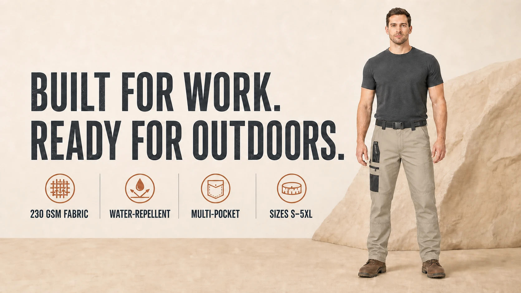 Tactical cargo pants feature overview