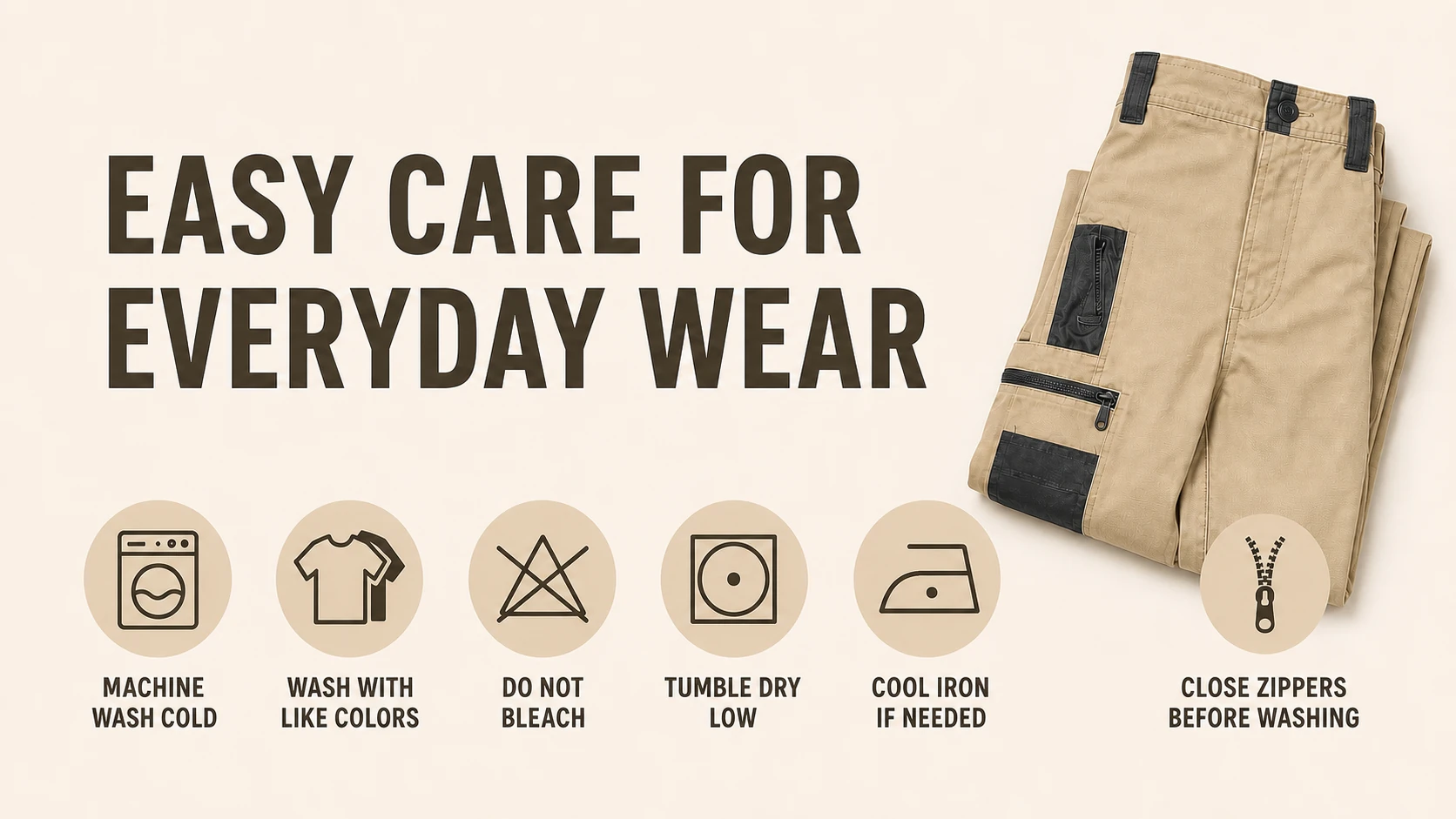 Tactical cargo pants care guide