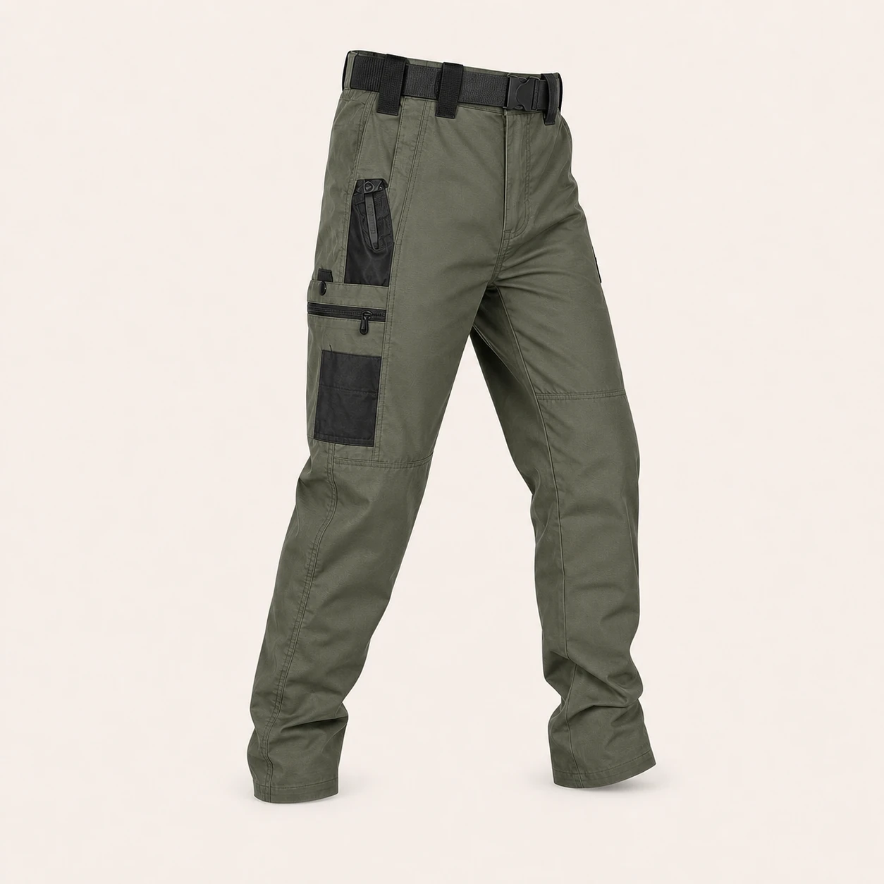 Olive tactical cargo work pants