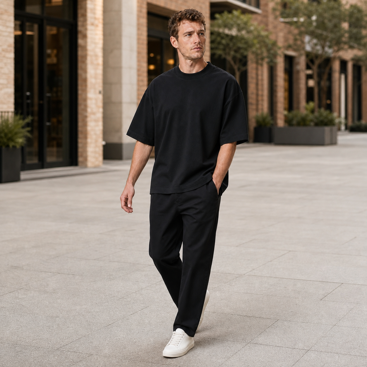 Men's 7.5 oz Heavyweight Oversized T-Shirts - 6 & 10 Pack