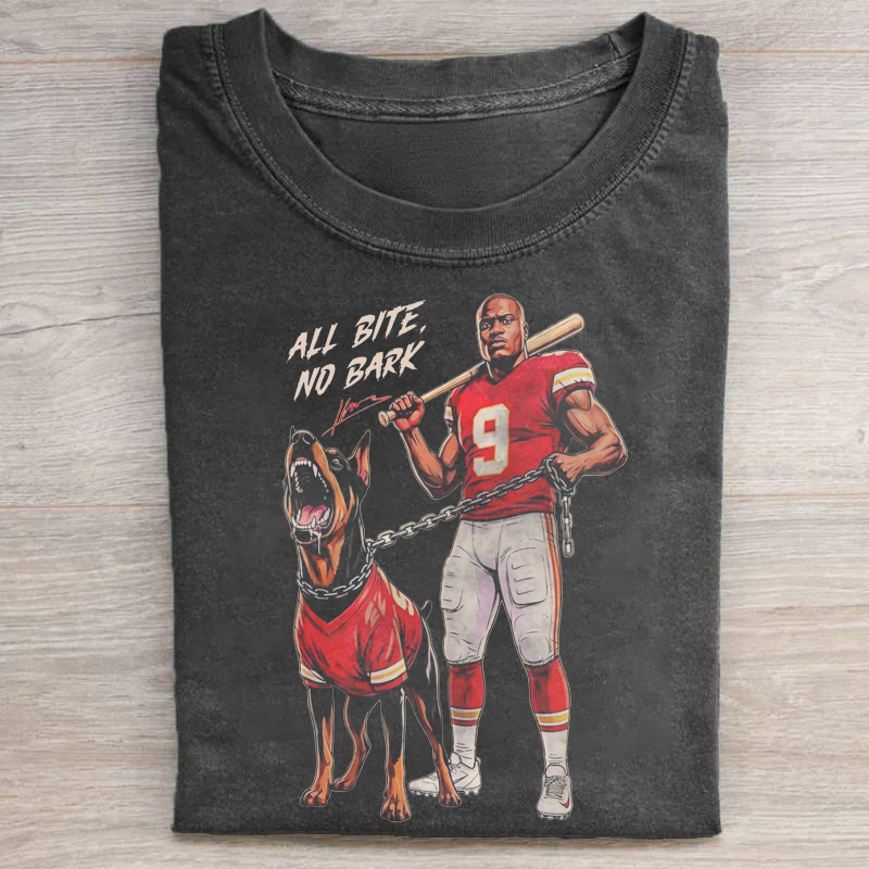 No Bark Funny SF Football T-shirt