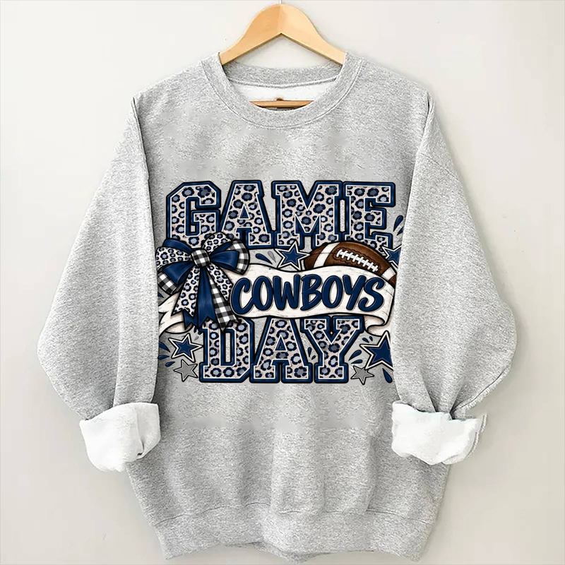 Cowboys Game Day Football Sweatshirt