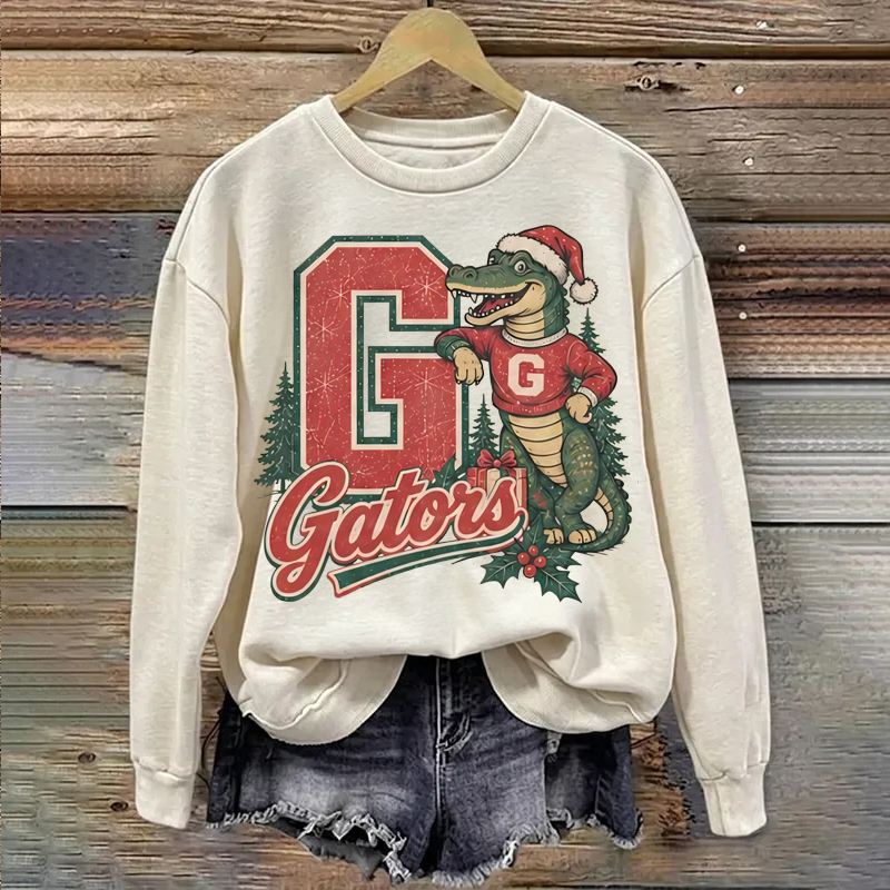 Gators Mascot Football Christmas Sweatshirt