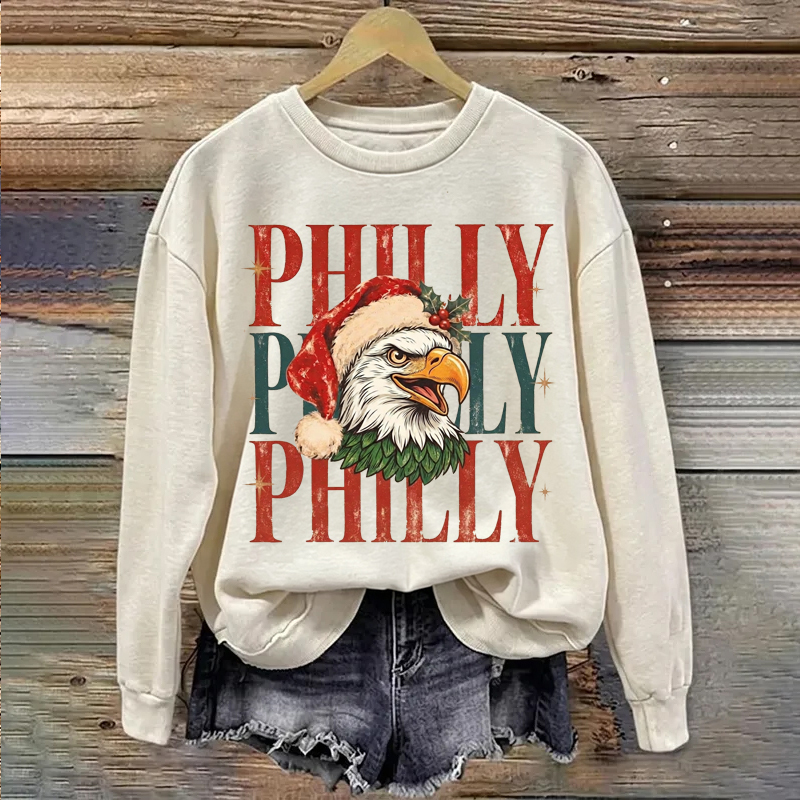 Philly Christmas Football Sweatshirt