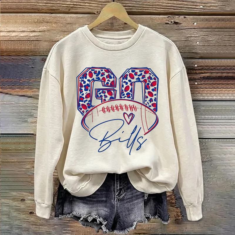 Go Bills Game Day Football Sweatshirt