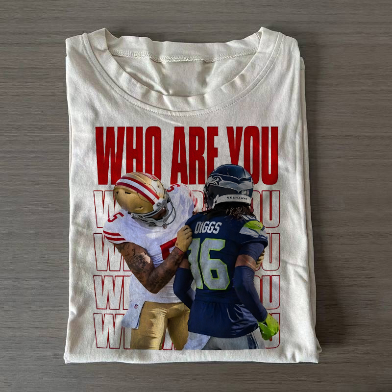 Who Are You Football SF Merch T-shirt